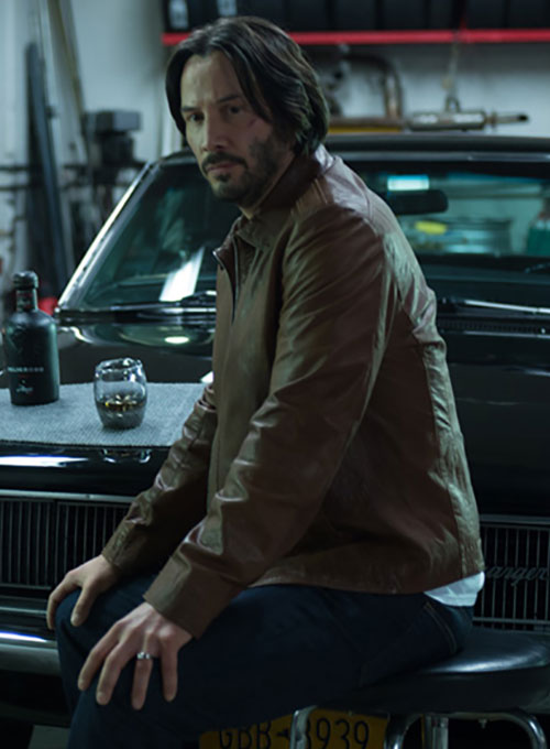 (image for) Keanu Reeves John Wick Leather Jacket - Click Image to Close