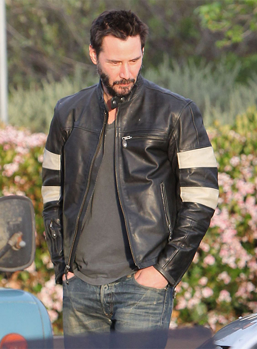 (image for) Keanu Reeves Leather Jacket - Click Image to Close
