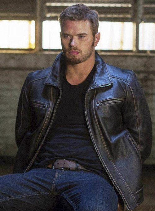 (image for) Kellan Lutz Extraction Leather Jacket