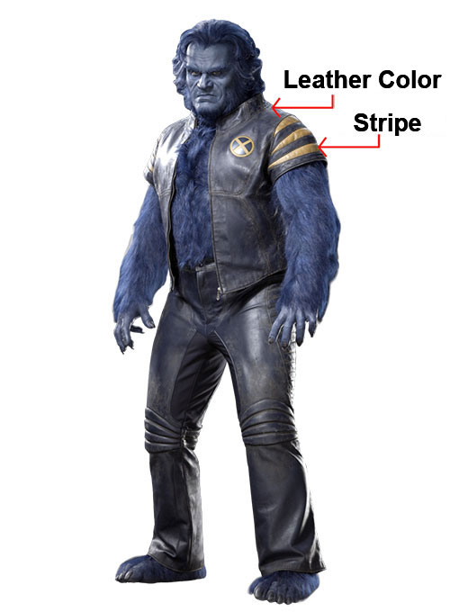 (image for) Kelsey Grammer X-Men: The Last Stand Leather Jacket - Click Image to Close