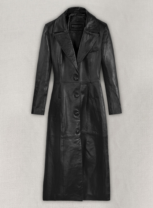 (image for) Kendall Jenner Leather Long Coat