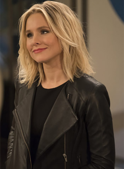 (image for) Kristen Bell The Good Place Leather Jacket - Click Image to Close