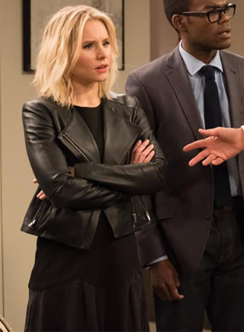 (image for) Kristen Bell The Good Place Leather Jacket - Click Image to Close