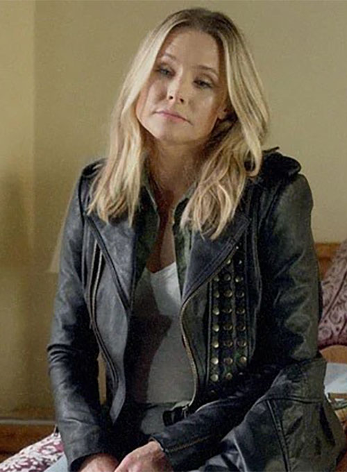 (image for) Kristen Bell Veronica Mars Season 4 Leather Jacket - Click Image to Close