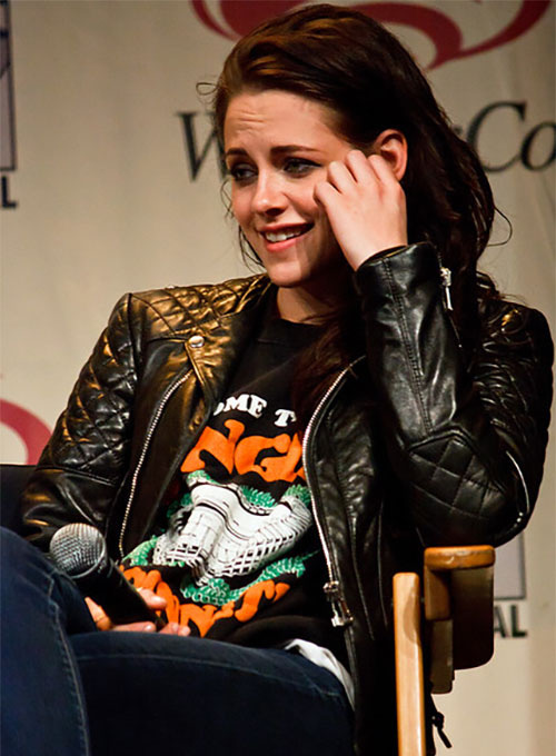 (image for) Kristen Stewart Leather Jacket - Click Image to Close