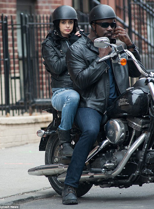 (image for) Krysten Ritter Jessica Jones Leather Jacket - Click Image to Close
