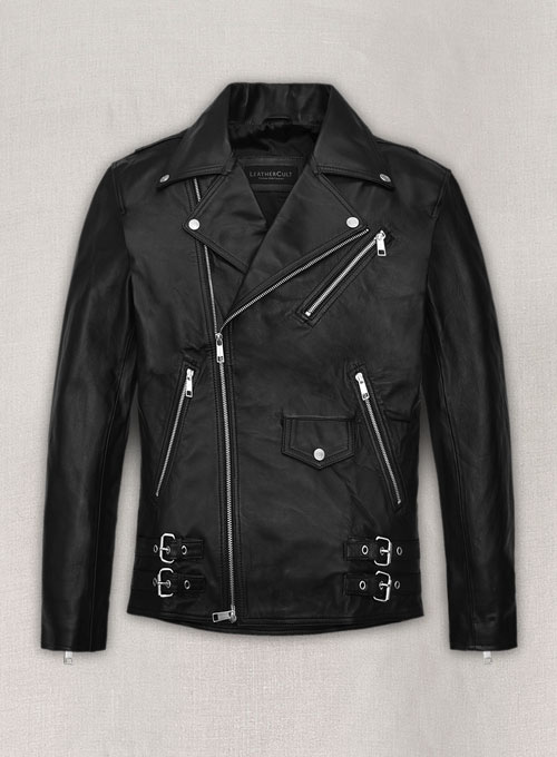 (image for) Kylian Mbappe Leather Jacket - Click Image to Close