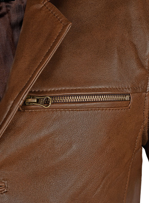 Leather Blazer - # 717 - Click Image to Close