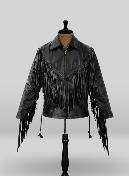 LeatherCult.Com - Leather Fringe Jacket #1006