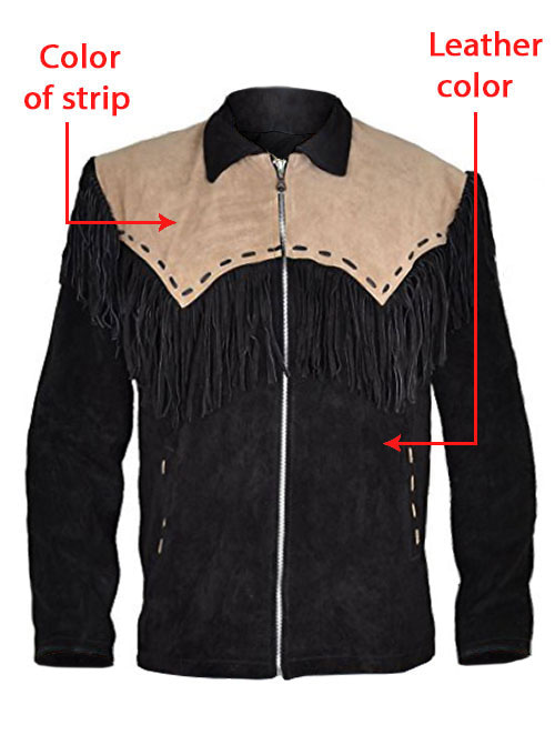 (image for) Leather Fringe Jacket #1013 - Click Image to Close