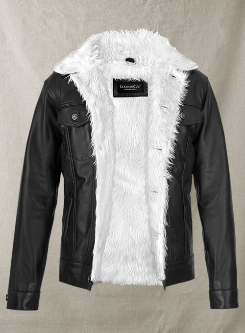 (image for) Leather Fur Western Style Jacket