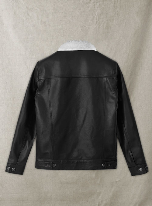 (image for) Leather Fur Western Style Jacket - Click Image to Close