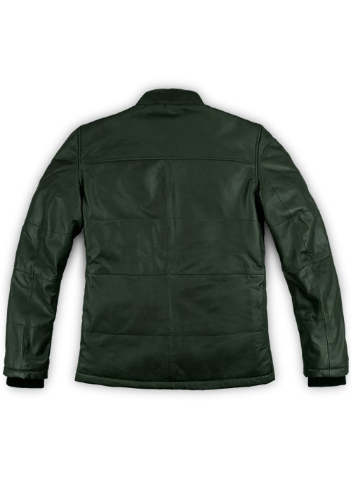 (image for) Soft Deep Olive Leather Jacket # 1000