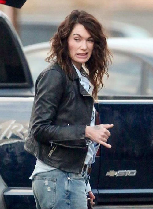 (image for) Lena Headey 9 Bullets Leather Jacket - Click Image to Close