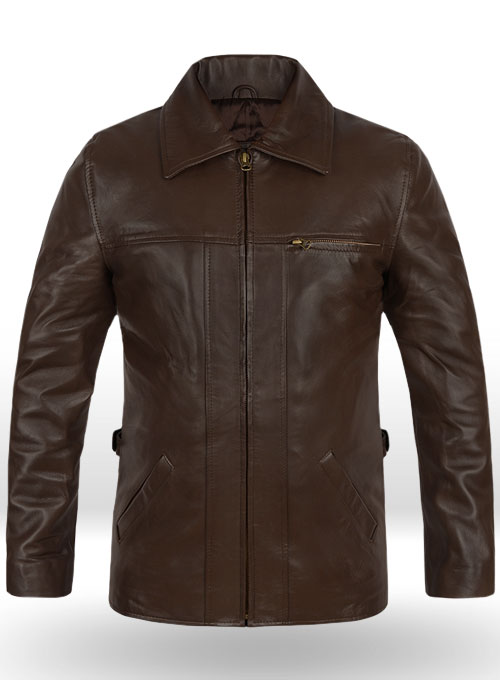 (image for) Leonardo DiCaprio Inception Leather Jacket - Click Image to Close