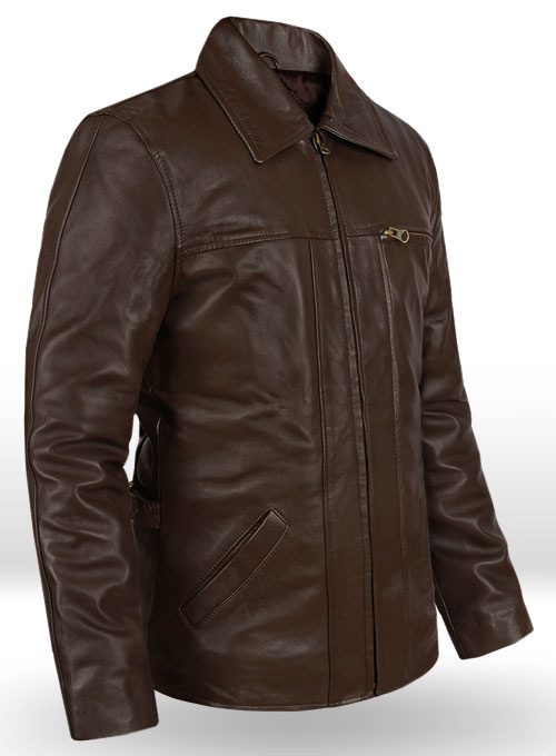 (image for) Leonardo DiCaprio Inception Leather Jacket - Click Image to Close