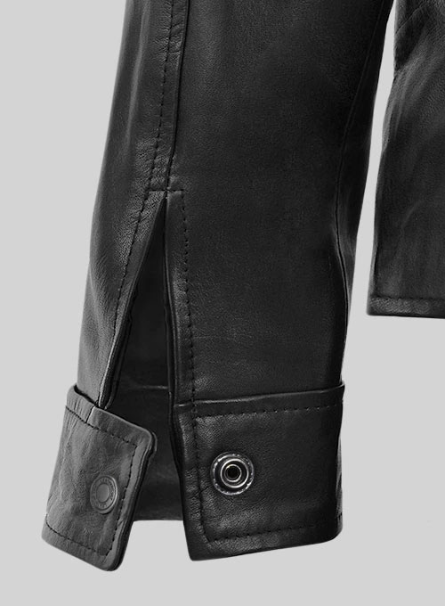 (image for) Leonardo DiCaprio The Departed Leather Jacket