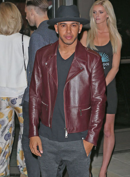 Lewis Hamilton Leather Jacket