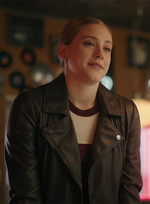 (image for) Lili Reinhart Riverdale Leather Jacket - Click Image to Close