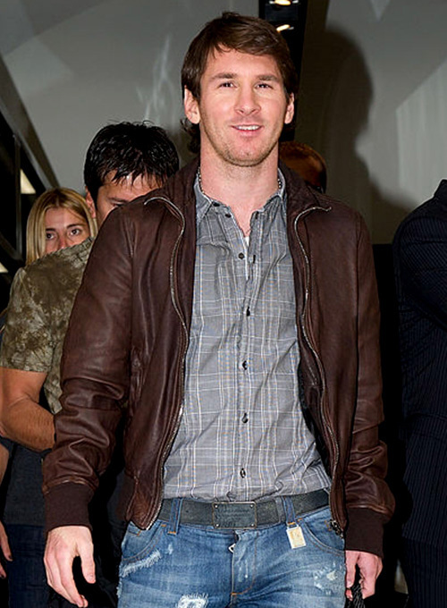 (image for) Lionel Messi Leather Jacket #1 - Click Image to Close