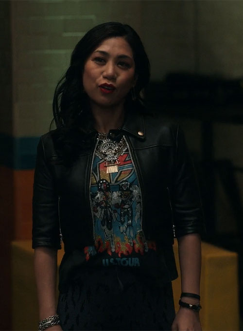 (image for) Liza Lapira The Equalizer Leather Jacket - Click Image to Close