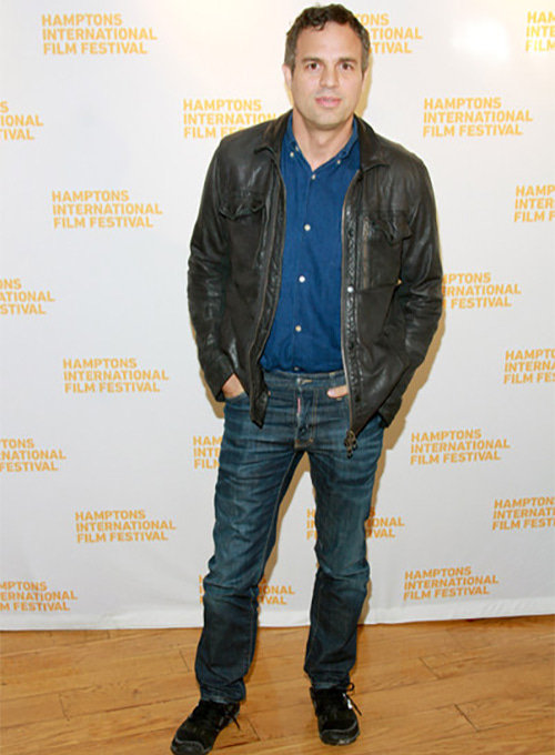 (image for) Mark Ruffalo Hamptons Film Festival Leather Jacket