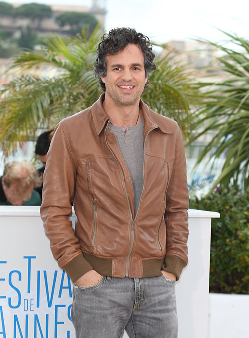 (image for) Mark Ruffalo Leather Jacket - Click Image to Close