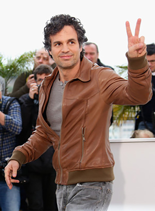 (image for) Mark Ruffalo Leather Jacket - Click Image to Close