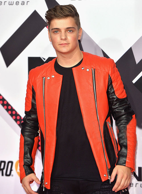 (image for) Martin Garrix MTV European Music Awards Leather Jacket - Click Image to Close
