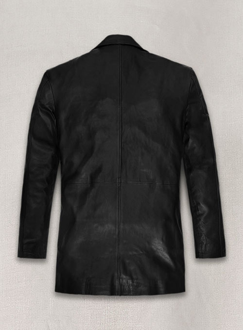 (image for) Martin Lawrence Leather Trench Coat - Click Image to Close