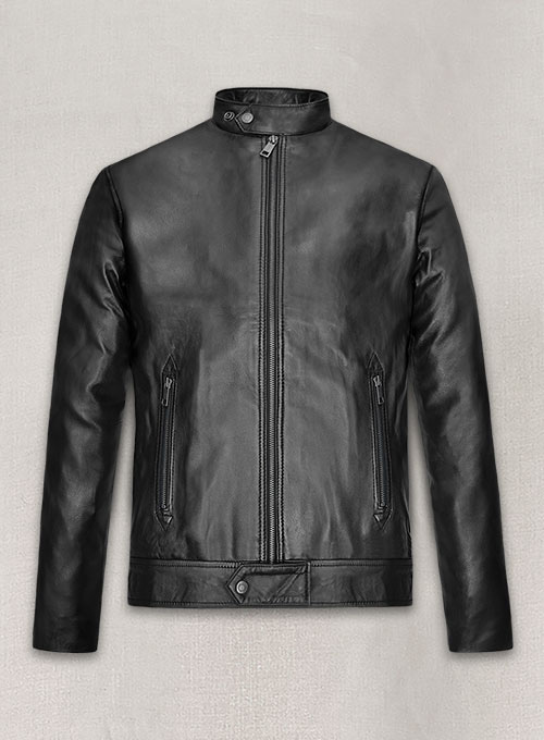 (image for) Michael Fassbender Leather Jacket #2 - Click Image to Close
