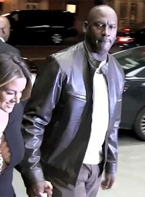 Michael Jordan Leather Jacket - Click Image to Close