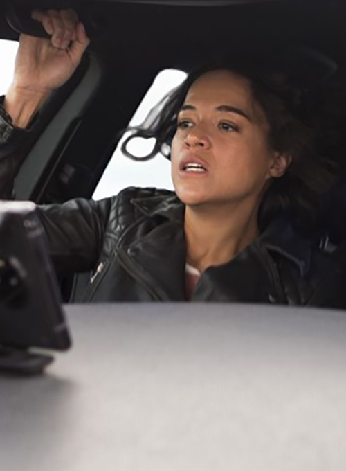 (image for) Michelle Rodriguez Fast & Furious 9 Leather Jacket