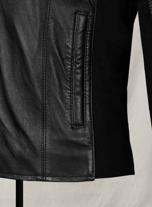 (image for) Modern Stretch Leather Jacket - Click Image to Close