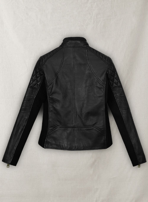 (image for) Modern Stretch Leather Jacket - Click Image to Close