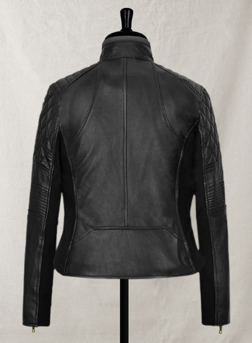 (image for) Modern Stretch Leather Jacket - Click Image to Close