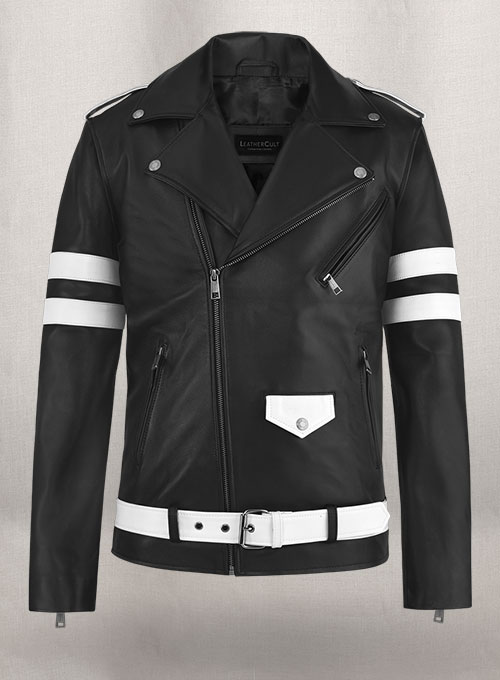 (image for) Monza Biker Leather Jacket - Click Image to Close