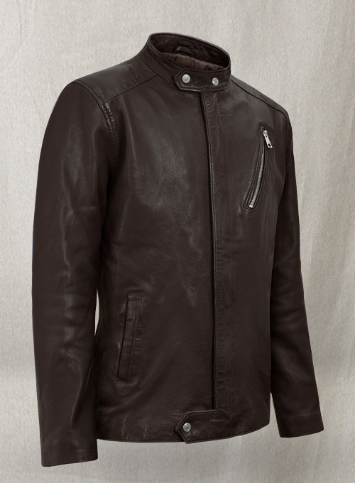 Motorad Brown Biker Leather Jacket