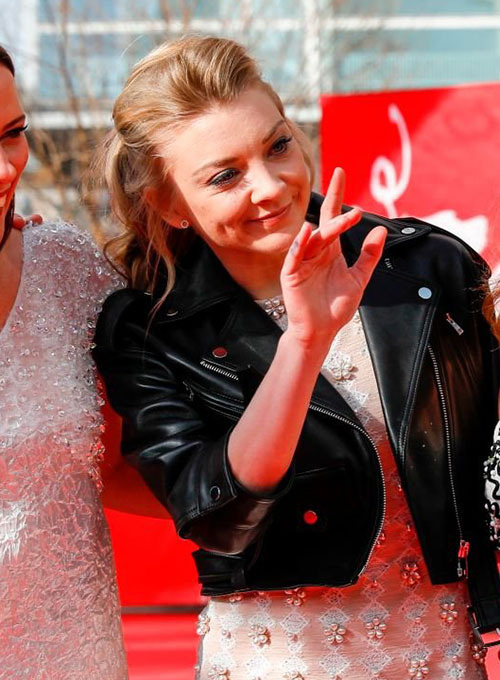 (image for) Natalie Dormer Leather Jacket - Click Image to Close