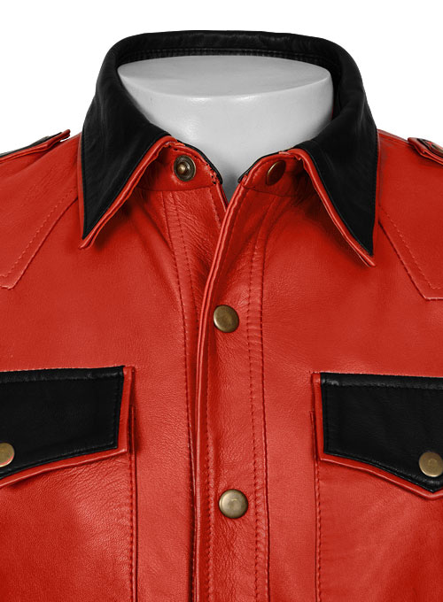 (image for) Native Leather Shirt - Click Image to Close