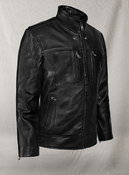 (image for) Nicholas Hoult Leather Jacket - Click Image to Close