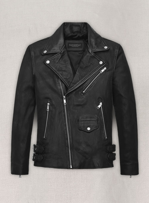 (image for) Nicholas Hoult Leather Jacket #1