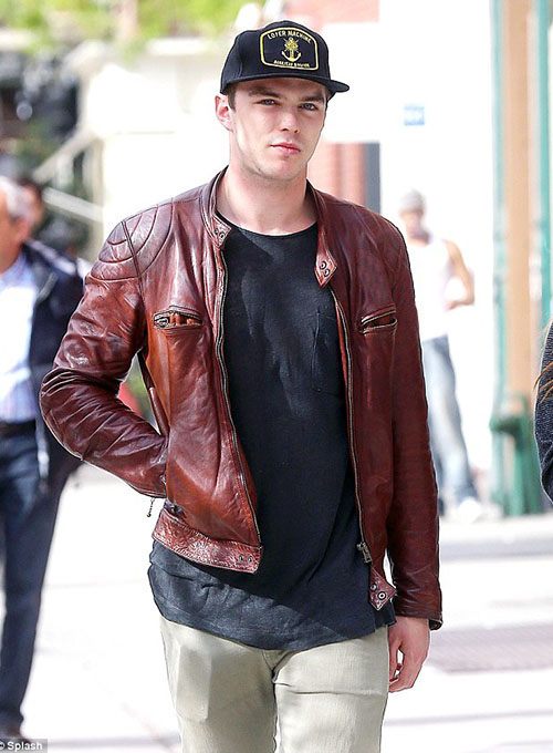 (image for) Nicholas Hoult Mad Max: Fury Road Leather Jacket