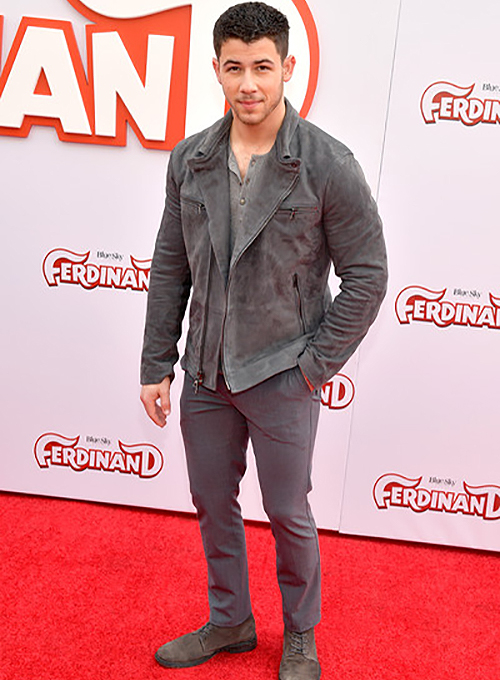 (image for) Nick Jonas Leather Jacket #2 - Click Image to Close