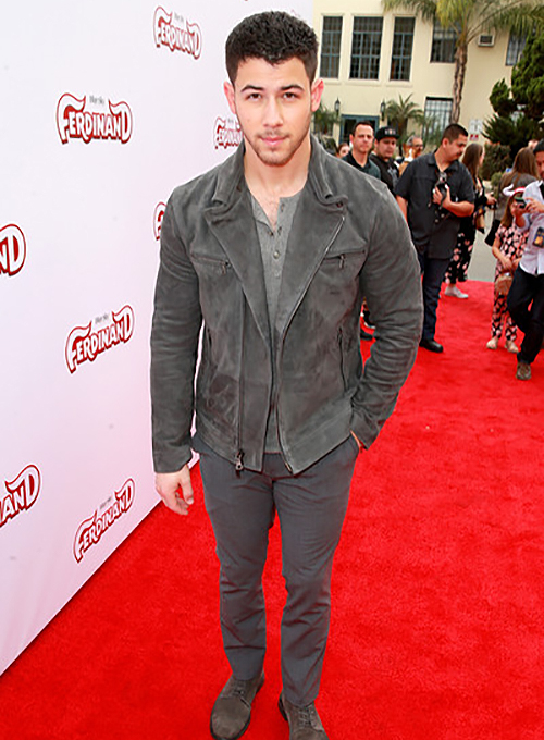 (image for) Nick Jonas Leather Jacket #2
