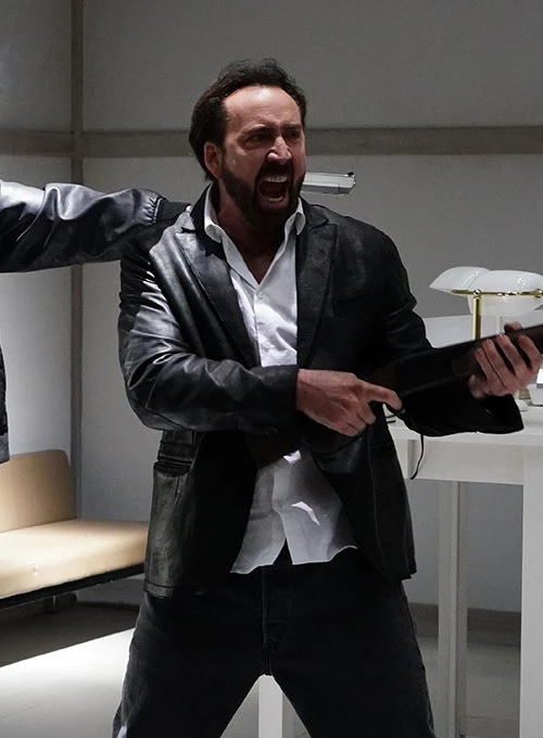 (image for) Nicolas Cage Prisoners of the Ghostland Leather Blazer - Click Image to Close