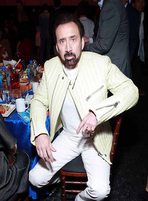 (image for) Nicolas Cage Leather Jacket