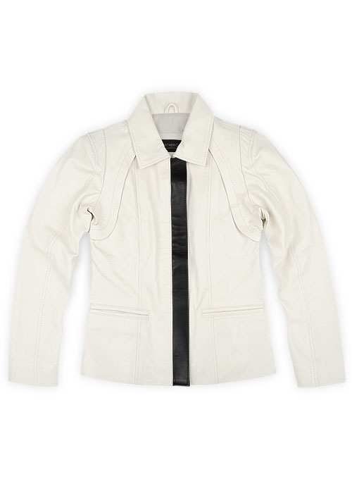 (image for) Off White Leather Jacket # 215 - Click Image to Close