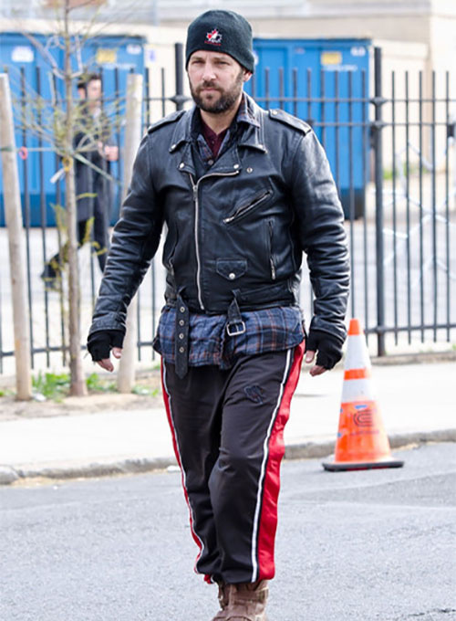 (image for) Paul Rudd All Is Bright Leather Jacket - Click Image to Close