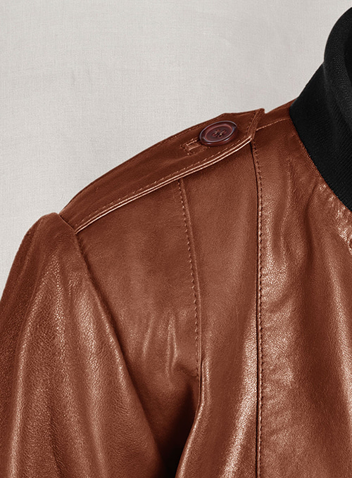 Penny Brown Amy Adams Leather Jacket